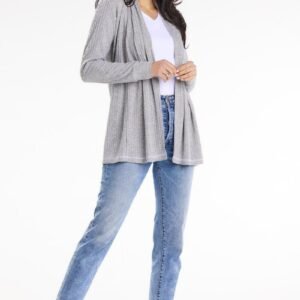 Sweter Kardigan Model A655 Grey - awama