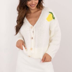 Sweter Damski Model MI-SW-2108.92 Ecru - Italy Moda