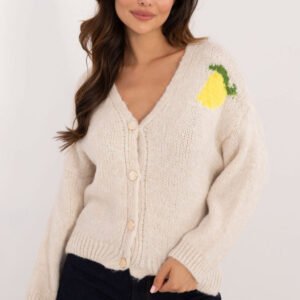 Sweter Damski Model MI-SW-2108.92 Light Beige - Italy Moda