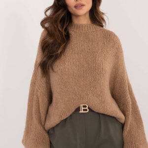 Sweter Damski Model TW-SW-BI-3565.69 Camel - Och Bella