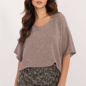 Sweter Damski Model IT-SW-0811.82P Dark Beige - Italy Moda