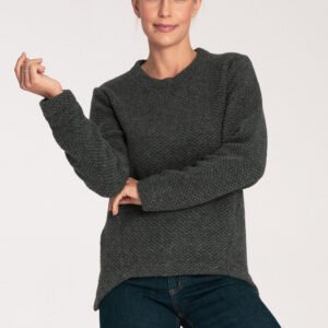 Sweter Damski Model M1044 Dark Grey - Figl
