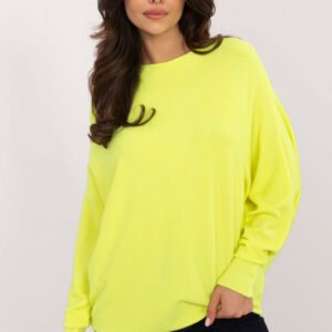 Sweter Damski Model DHJ-SW-8862.91 Fluo Yellow - Italy Moda