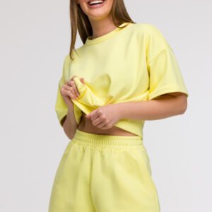 Szorty Damskie Model B295 Cytryna - BeWear