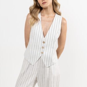 Kamizelka Model A727 Śmietanka - awama