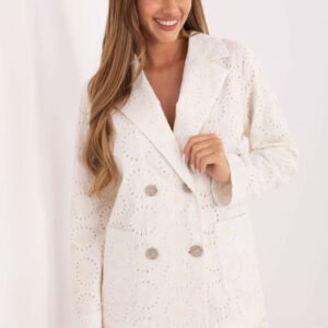 Marynarka Model LK-MA-510103.90 Ecru - Lakerta