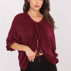 Sweter Damski Model MI-SW-2911.91 Bordo - Italy Moda