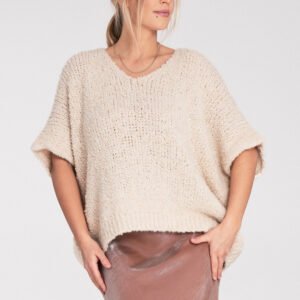 Sweter Damski Model M1109 Beige - Figl