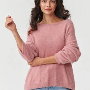 Sweter Damski Model S171 Dirty Pink - Makadamia