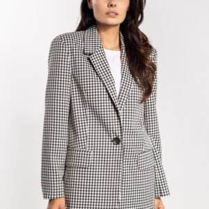 Marynarka Model A749 White/Black - awama