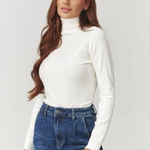 Golf Damski Model C11 Ecru - Makadamia