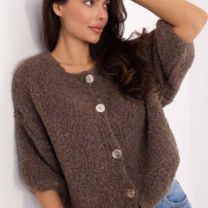 Sweter Damski Model IT-SW-72987.00 Dark Beige - Italy Moda
