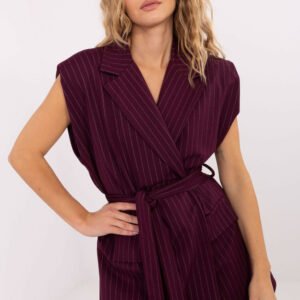Kamizelka Model IT-KZ-FL9790.66 Bordo - Rue Paris