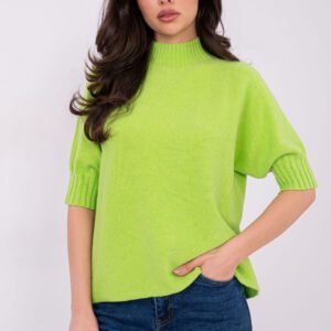 Sweter Damski Model MI-SW-0512.77 Limonka - Italy Moda
