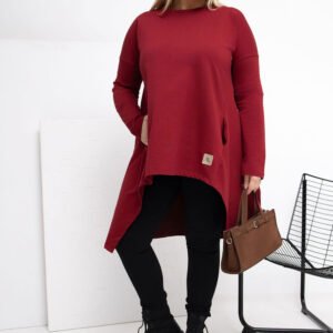 Tunika Model RV-TU-5042.09X Bordo - Relevance