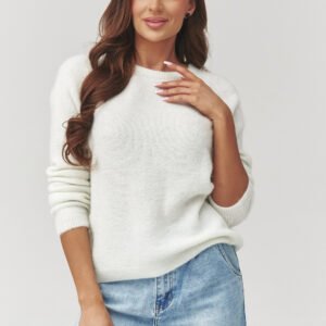 Sweter Damski Model C40 Ecru - Makadamia