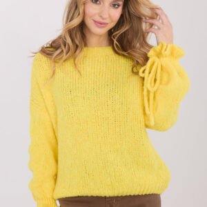 Sweter Damski Model MI-SW-1512.28 Yellow - Italy Moda
