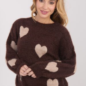 Sweter Damski Model MO-SW-1216.71 Brown - Italy Moda