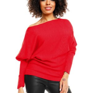 Sweter model 70003 Neon Coral - PeeKaBoo
