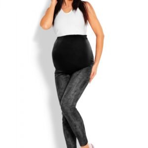 Legginsy Ciążowe Model 1684 Black - PeeKaBoo