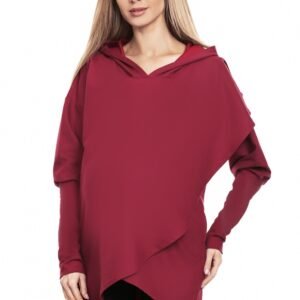 Bluza Ciążowa Model 0146 Bordo - PeeKaBoo