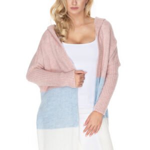 Sweter Kardigan Model 30069 Powder Pink/Sky Blue - PeeKaBoo
