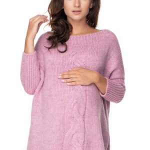 Sweter Ciążowy Model 30075 Lila - PeeKaBoo
