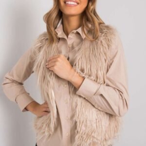 Kamizelka Damska Model TW-KZ-2115.32X Beige - Och Bella