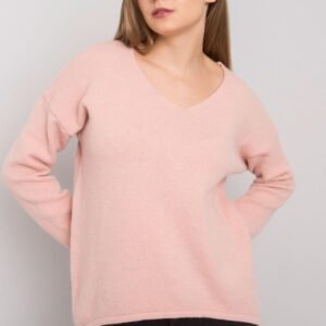 Sweter Damski Model TW-SW-BI-9802.25X Light Pink - Och Bella