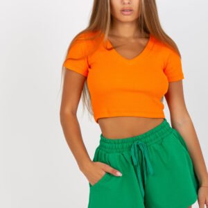 Szorty Damskie Model RV-SN-8069.12P Green - Rue Paris