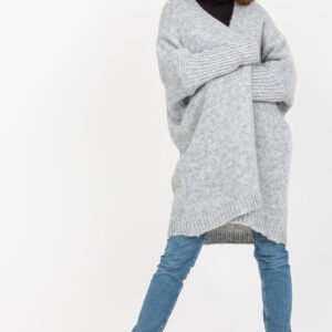 Sweter Kardigan Model TW-SW-BI-M2201.87 Grey - Och Bella