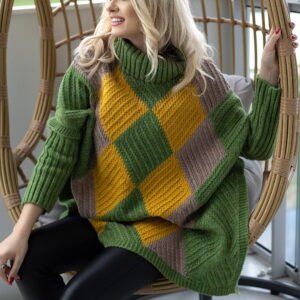 Sweter Damski Model 30088 Green - PeeKaBoo