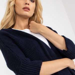 Sweter Kardigan Model LO-SW-LK-3002.98P Navy - Rue Paris