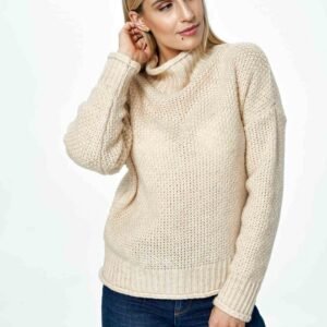 Sweter Damski Model M886 Beige - Figl