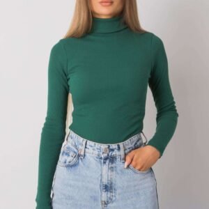 Golf Damski Model RV-BZ-7182.01P Dark Green - Rue Paris