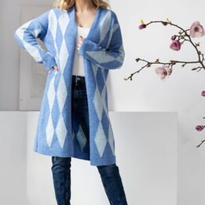 Sweter Kardigan Model 30092 Blue - PeeKaBoo