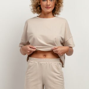 Szorty Damskie Model T385/3 Light Beige - Tessita