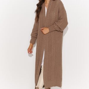 Sweter Kardigan Model NU_S91 Cappuccino - Numinou