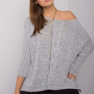 Sweter Damski Model TW-SW-BI-559.45 Grey - Och Bella