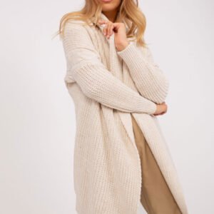 Sweter Kardigan Model TW-SW-BI-305.99P Light Beige - Och Bella