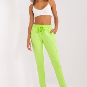 Spodnie Dresowe Model RV-DR-7517.22 Limonka - Relevance