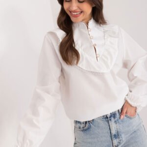 Bluzka Model LK-KS-509556.34 White - Lakerta