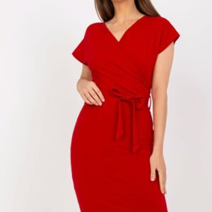 Sukienka Model RV-SK-8018.91 Red - Rue Paris