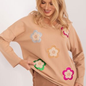 Bluzka Model DHJ-BZ-6679.22 Beige - Italy Moda