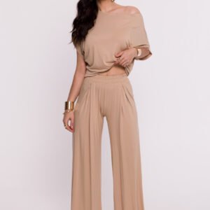 Spodnie Damskie Model B289 Cappuccino - BeWear