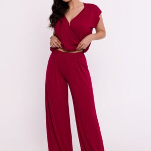 Spodnie Damskie Model B289 Bordo - BeWear