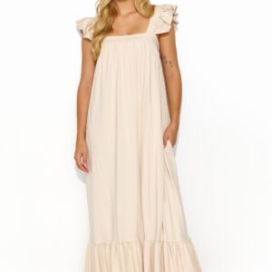Sukienka Model M817 Light Beige - Makadamia