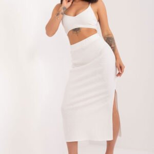 Spódnica Model LK-SD-509624.48 Ecru - Lakerta