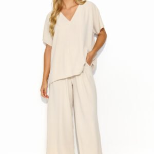 Spodnie Komplet Model M831 Light Beige - Makadamia