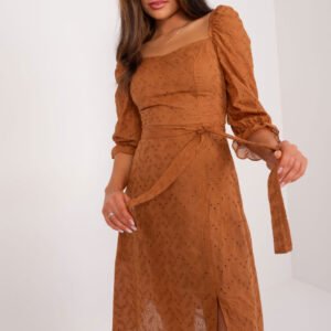 Sukienka Model LK-SK-509372.45 Light Brown - Lakerta